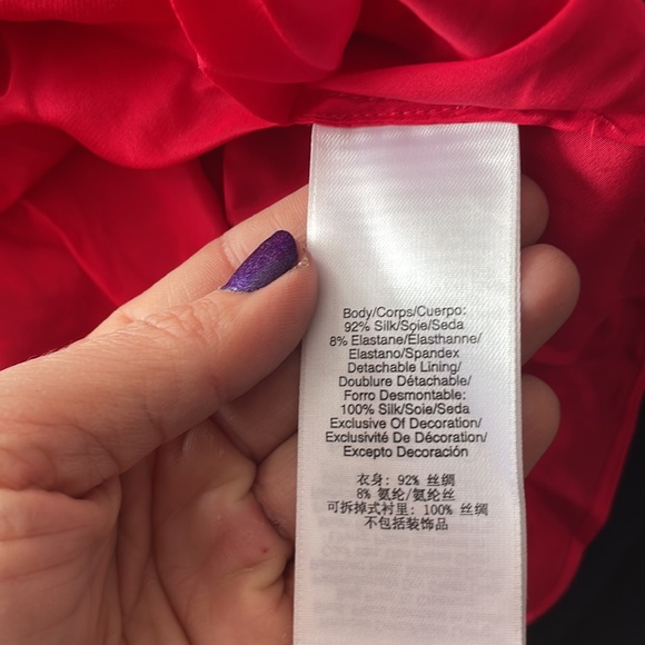 DKNY sequin tank SzM (6/8) with attached camisole - Picture 5 of 5